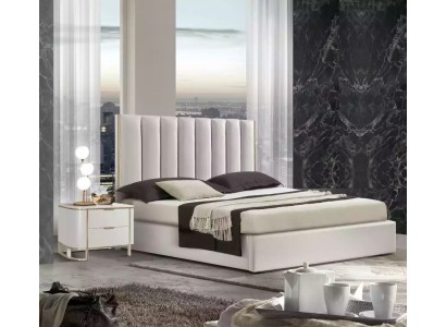 Роскошный комплект для спальни в белом цвете в стиле модерн