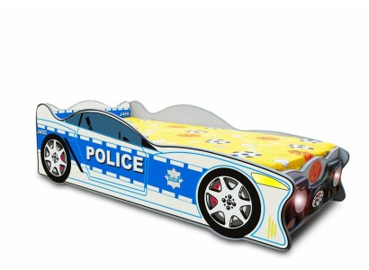 Восхитительная кровать в виде полицейской машины из МДФ и пластика