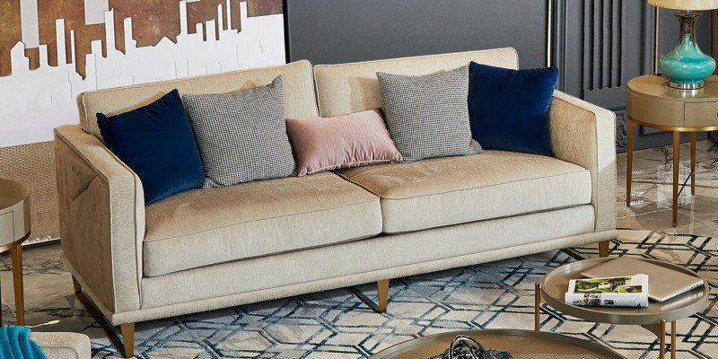 Sofagarnitur 3 2 1 Sitzer Garnitur Design Sofas Polsterung Sofas Textil Massivholz