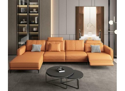 Sofa Couch Modern Relax Sitz Luxus Möbel Wohnlandschaft Ecksofa L-form Polster