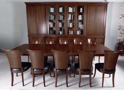  Роскошный конференц-стол со стульями из высококачественных пород дерева