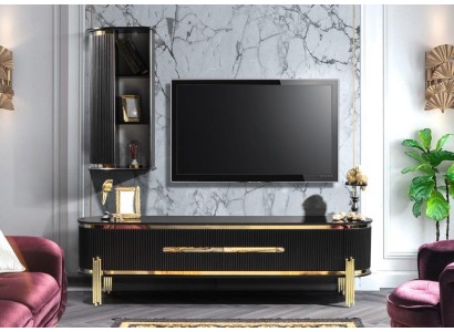 tv Schrank Luxus Sideboard Möbel Kommode Wohnzimmerschrank Schränke Regal Holz