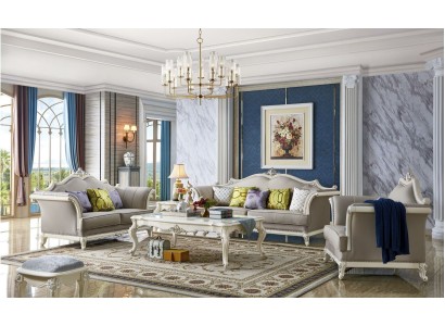 Klassischer Tisch Couchtisch Beistelltisch Sofa Barock Design Wohnzimmer