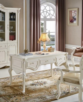 Office Furnishings Wardrobe Furniture Table Office Study room Chair 3-piece Set Solid wood