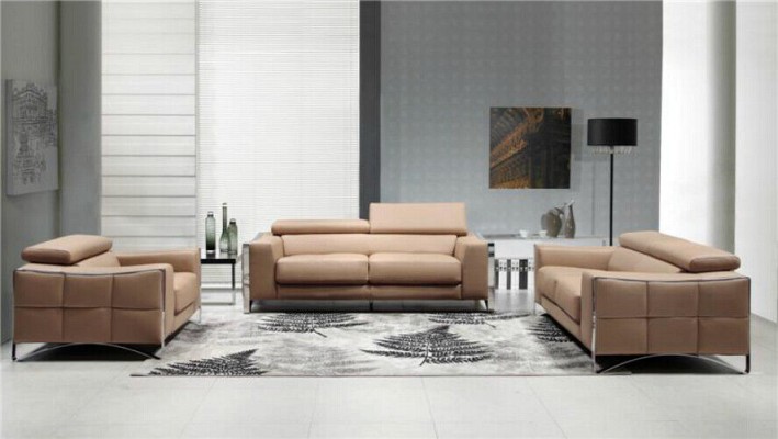 Sofagarnitur Leder Sofa Set 3+2 (ohne Sessel) Couch Sitz Polster Garnitur 1504