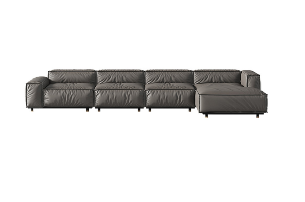 Ecksofa Sofa Couch Polster Wohnlandschaft Eck Sofas Garnitur L Form Grau