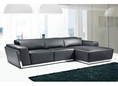 Multifunktions Wohnzimmer Ecksofa Garnitur Ledersofa Sitz Ecke Sofa