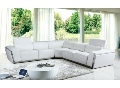 Multifunktions Garnitur Ledersofa Ecksofa Sitz Wohnzimmer Ecke Sofa