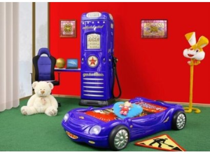 BETT MIT MATRATZE Kinderbett Autobett Betten Sportwagen Jungen und Mädchen BOBO