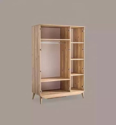 Kleiderschrank braun Holz Schlafzimmer Möbel design Schränke Edler Schrank