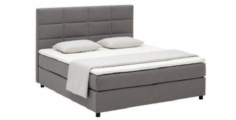 Continental Boxspring Bett Betten Doppel Leder Polster Hoch Textil Bett