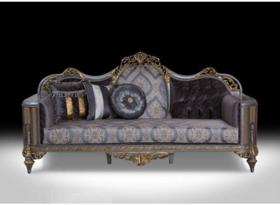 Sofa im klassischen Stil mit Chesterfield-Design für das Wohnzimmer