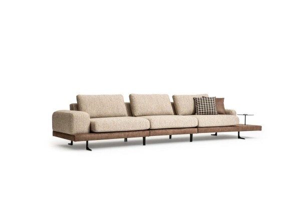 Sofa 4 Sitzer Luxus Polstersofa Neu Design Textil Wohnzimmer Modern