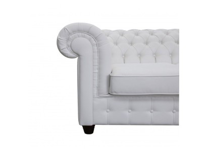 Бежевый роскошный текстильный диванный гарнитур Честерфилд