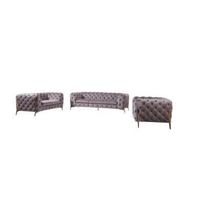 Designer Chesterfield Sofagarnitur Sofa Couch Polster Set 321 Sitzgarnitur Neu