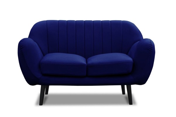 Couch Polster 3+2+1 Sitzer Polster Möbel Sofagarnitur Couchen Blau Sofas