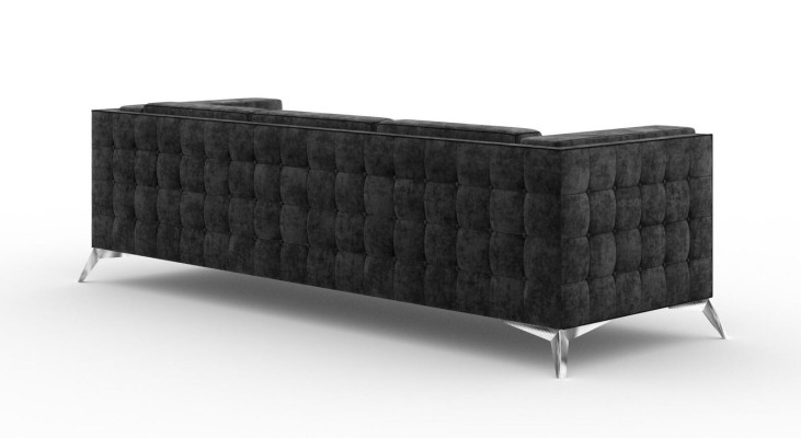 Sofa Couch Polster Textil Sofas Couchen Sitz Garnituren Design Club Chesterfield