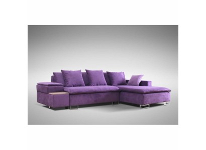 Яркий современный изысканный угловой диван L - формы для гостиной