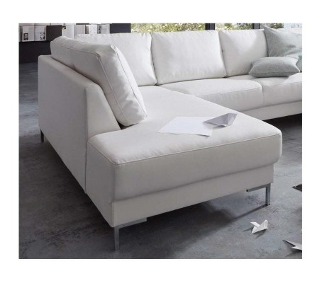 Sofa Couch Polster Garnitur Wohnlandschaft Design Ecksofa Leder U Form