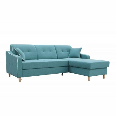 Design Ecksofa Sofa Sina Bettfunktion Couch Polster Sitz Eck Sofas Schlafsofa