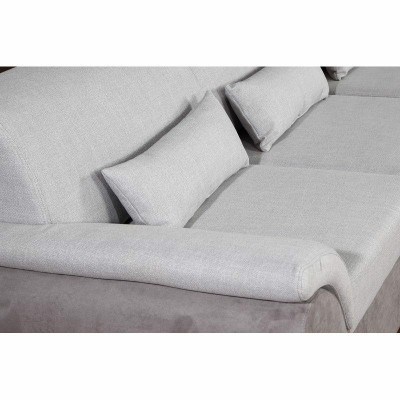 Design Ecksofa Sofa Schlafsofa Couch Polster Sitz Eck Sofas Bettfunktion Ecke