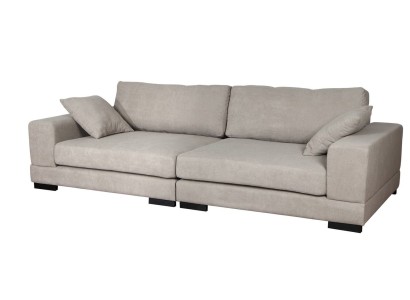 Sofa 4 Sitzer Stoffsofas Luxus Designer Couch Couchen big Polster Lümmel 274cm