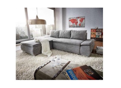 Schlafsofa Design Ecksofa Schlafsofa Bettfunktion Couch Polster Textil Sofas