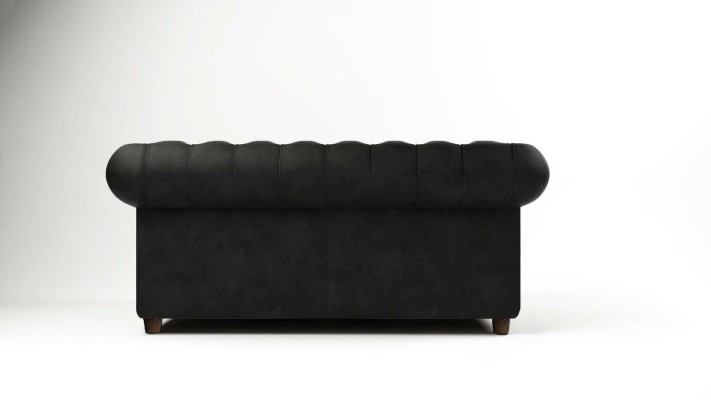 Design Chesterfield Sofa 2Sitzer Couch Polster Leder Sofas Wohnzimmer