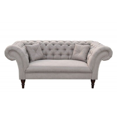 Chesterfield Design Sofa Couch 2 Sitzer Polster Sofas Couchen 2er Garnitur Neu