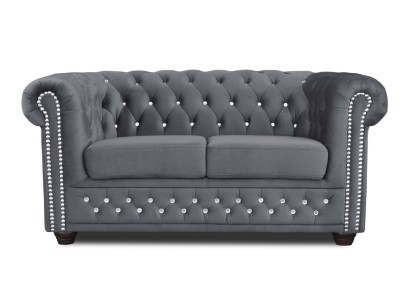 Мягкий роскошный удобный элегантный диван в стиле Честерфилд