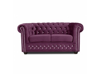 Бордовый роскошный удобный современный диван для гостиной Честерфилд