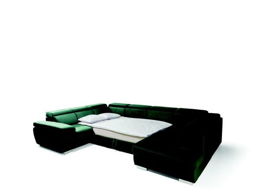 Multifunktion Big Wohnlandschaft U Form Ecksofa Sofa Stoff Couch Polster