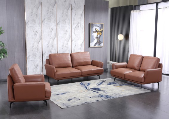 Sofagarnitur 3+2 Sitzer Ledersofa Couch Wohnlandschaft Garnitur Design Modern