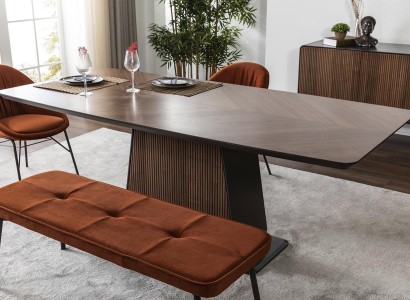 Esstisch Esszimmertisch Tisch Esszimmer Essecke Holz Modern Braun Tische