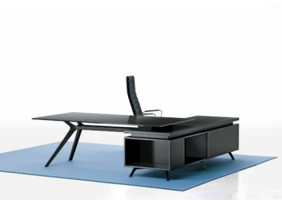 Изысканный угловой письменный стол в стиле модерн