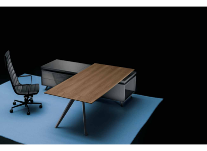 Премиальный угловой письменный стол для офиса
