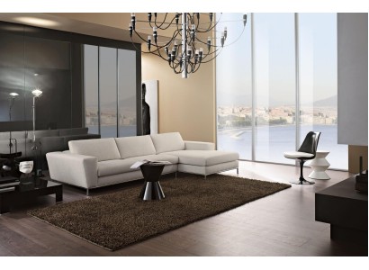 Изысканный угловой диван L-формы в итальянском стиле премиального уровня