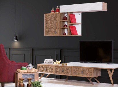 tv Ständer Sideboard rtv Lowboard Wohnzimmer Holz Klassischer Modern Schrank Neu