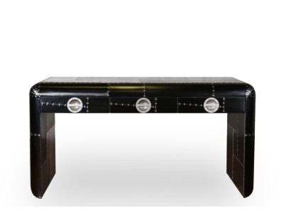 Оригинальный стильный консольный столик из алюминия 