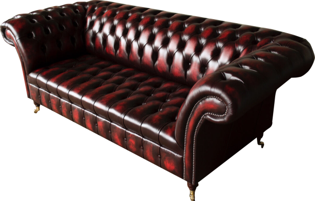 Chesterfield Leder Sofa 3 Sitzer Braun Designer Couch Luxus Polster Neu