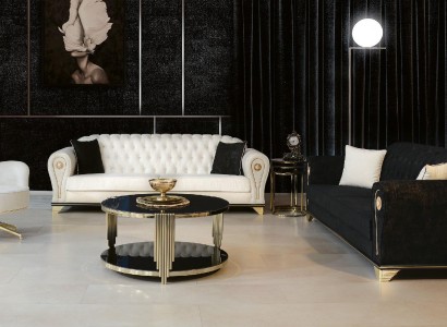 Luxury Chesterfield Sofa set 3+3+1 Couch Sofa Upholstery Furniture Sets