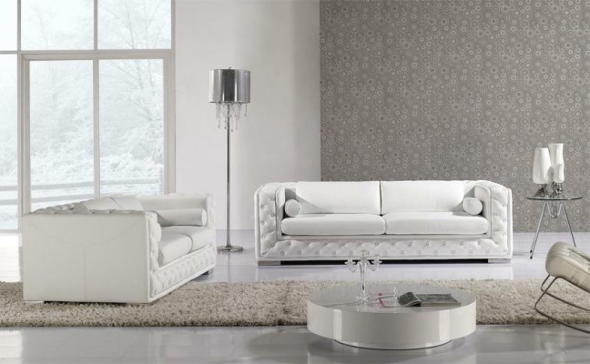 Ledersofa Couch Wohnlandschaft 3+2+1 Sitzer Sofa Garnitur Design Dekor Neu