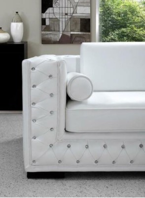 Sofagarnitur 3+1+1 Sitzer Set Design Sofas Polster Couchen Leder Chesterfield