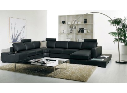 Эргономичный и стильный диван с большой площадью сидения для комфортного отдыха