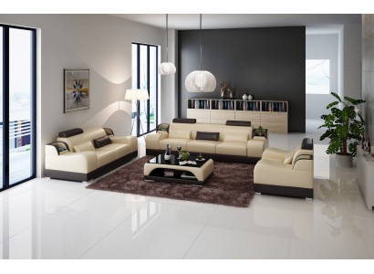 Современная диванная гарнитура с минималистичным дизайном и максимальным комфортом при использовании