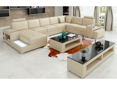 Элегантный угловой диван в уникальном дизайне станет идеальным выбором для вашего дома