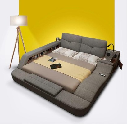 Luxus Leder Design Polster Betten Doppel Modernes Bett Deko Ehe Exclusiv