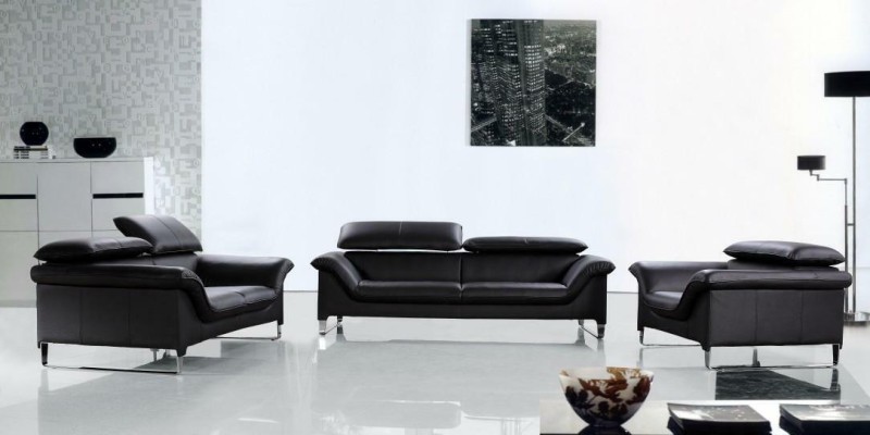 Leather sofa Couch Living landscape 3+2 Seater Suite Design Modern Decorative Sofa