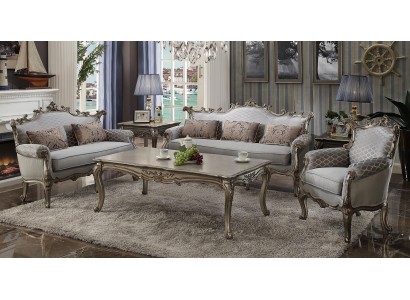 Sofagarnitur Klassisch 321 Sitz Sofa Polster Gruppe Wohnlandschaft Couch