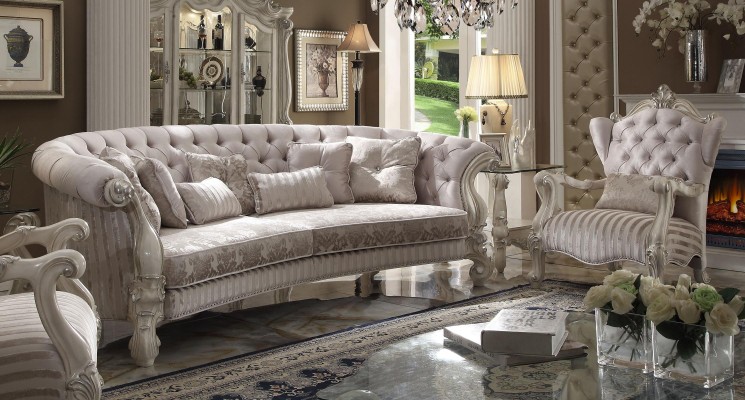 Chesterfield Sofa 4 Seater Couch Upholstery Luxury Classic Textile Sofas Baroque